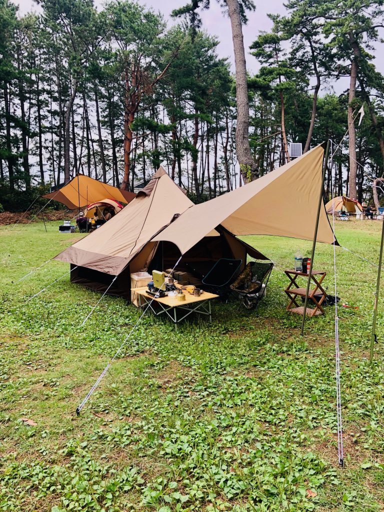 ogawa "グロッケ8"＋"システムタープペンタ3×3" 初連結