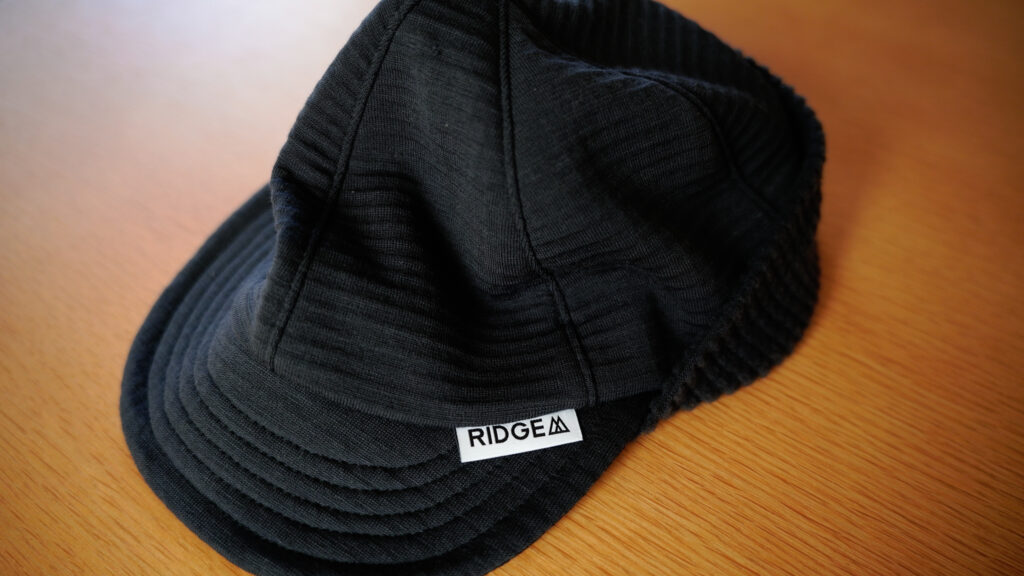 "RIDGE MOUNTAIN GEAR" Grid Merino Earmuff Cap