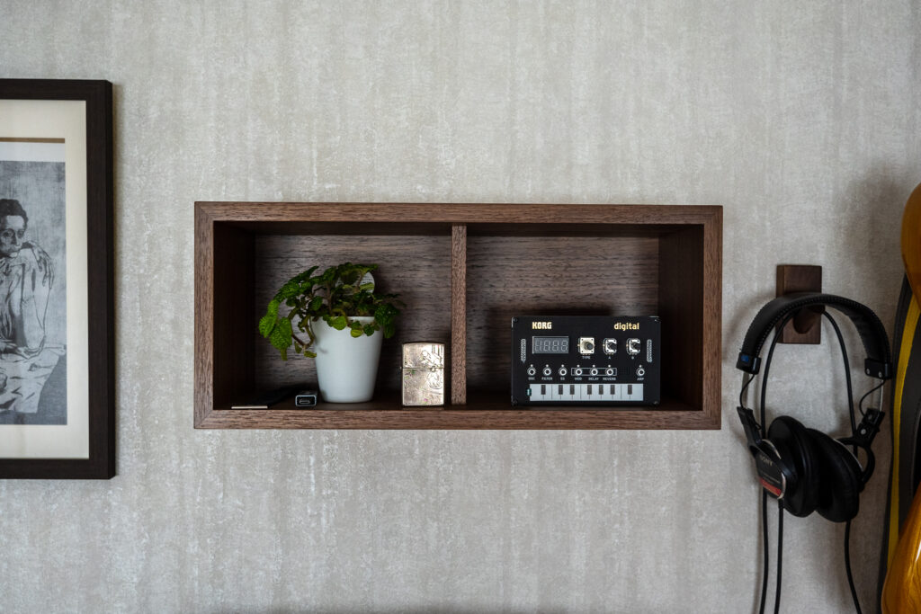 壁に付けられる家具箱