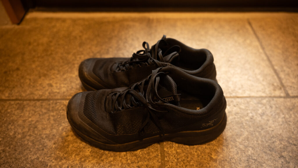 アークテリクス  " エアリオス " :アラキスから履き替えてみた。